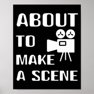 Poster Cineasta Prestes a Fazer um Filme de Realização de