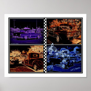 Poster Cinema ao ar livre com os clássicos