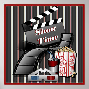 Póster Cinema em tempo de exibição