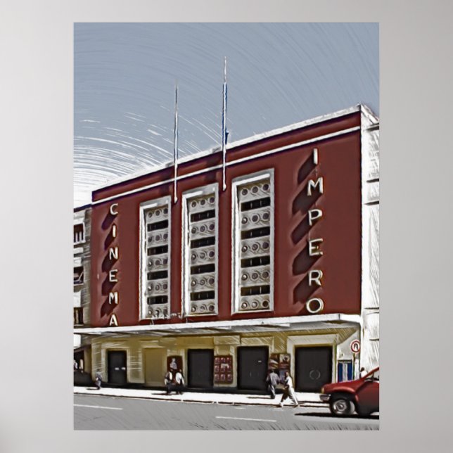 Poster Cinema Impero, Asmara (Frente)