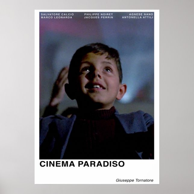 Poster Cinema Paradiso (Frente)