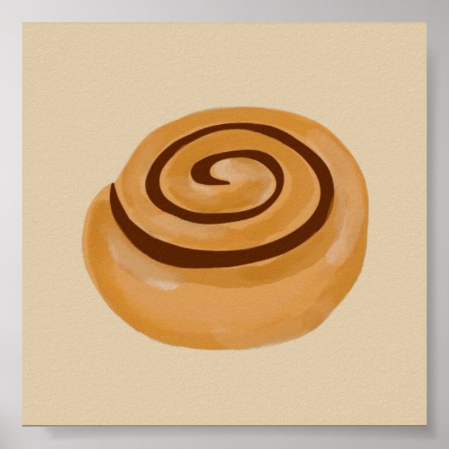 Poster Cinnamon Roll (Frente)