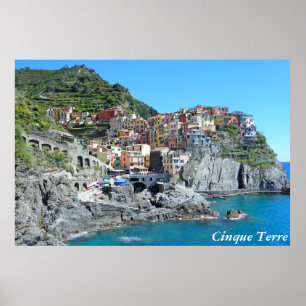 Póster Cinque Terre, Italia