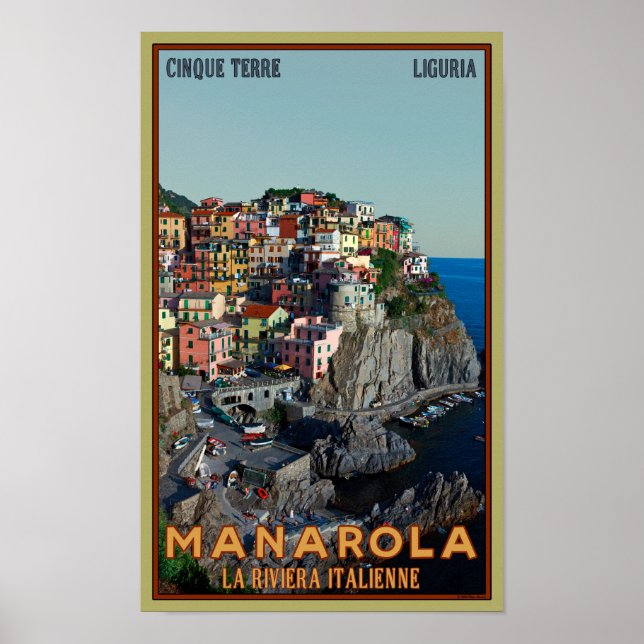 Póster Cinque Terre - Manarola (Frente)