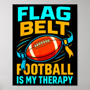 Poster Cinto de Bandeira Futebol Terapia Design Esportes