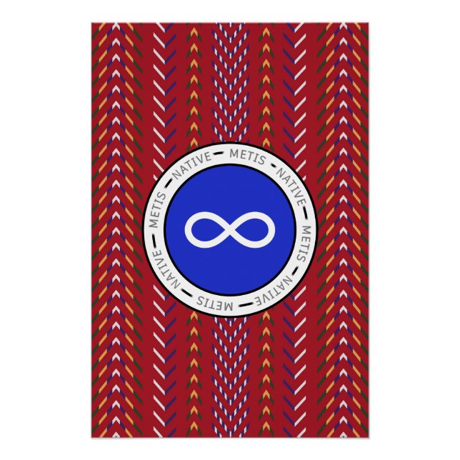 Póster Cinto Nativo Métis (Frente)