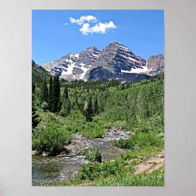 Poster Cintos Nublados (Frente)