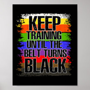 Poster Cintura Negra Artista Marcial - Tae Kwon Do - Kara