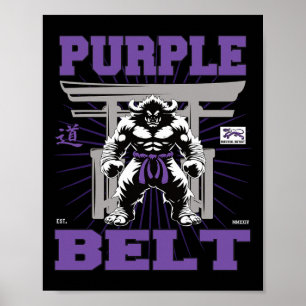 Poster Cinturão Roxo A Caminho Do Campeonato!