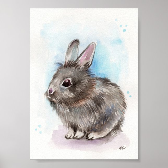 Poster Cinza Bunny (Frente)