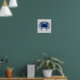 Póster Cinza de caranguejo azul marinho e faixa branca (Living Room 1)
