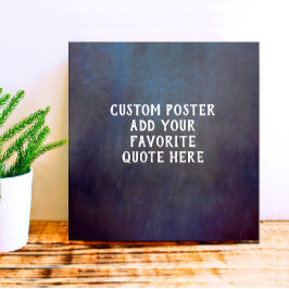 Poster cinza escura e textura em apuros azuis adicionam u