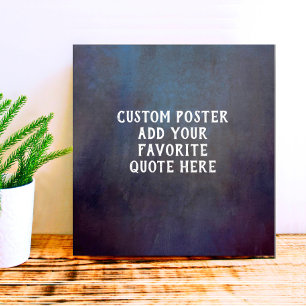 Poster cinza escura e textura em apuros azuis adicionam u