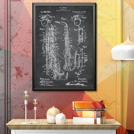 Poster Cinza | Patente Saxofônica