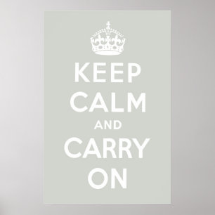 Poster Cinzas da platina