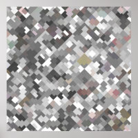 Cinzas de mosaico abstrato brilhante sem costura p