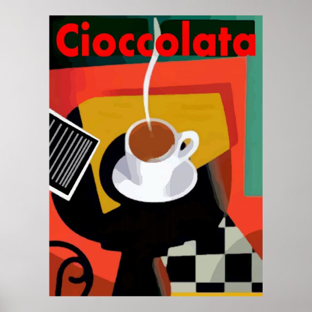 Poster Cioccolata, Chocolate quente italiano (Frente)
