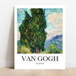 Poster Ciprestes por Vincent Van Gogh<br><div class="desc">Cyprestes (1889) apresentada por Vincent Van Gogh</div>