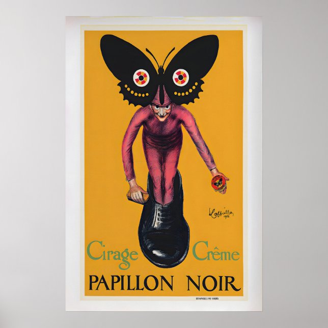 Poster Cirage Creme by Leonetto Cappiello  Vintage (Frente)