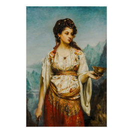 Póster Circe de Jean Jules Bardin (1875)