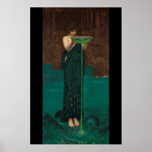 Poster Circe Invidiosa (1892) apresentada por John Willia