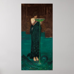 Poster Circe Invidiosa por Waterhouse