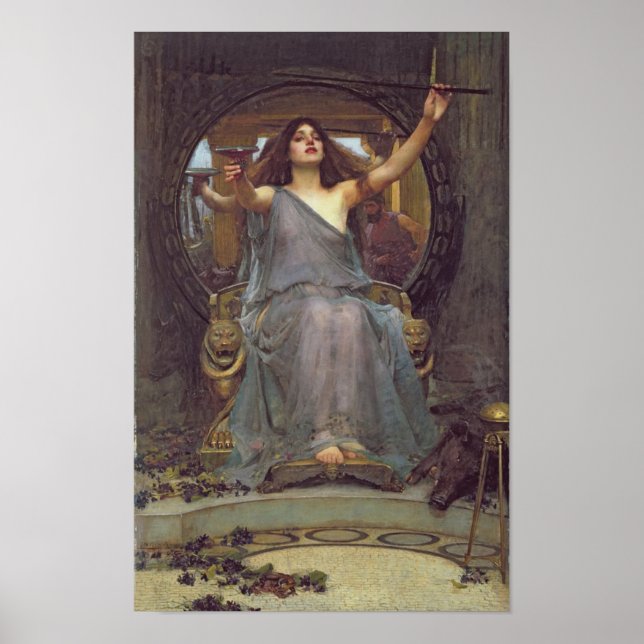 Poster Circe Oferecendo a Taça John William Waterhouse (Frente)