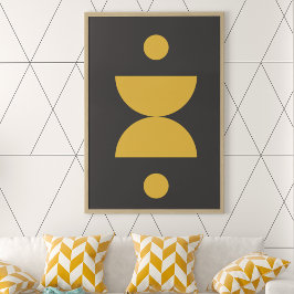 Poster Circle Die Cut Art