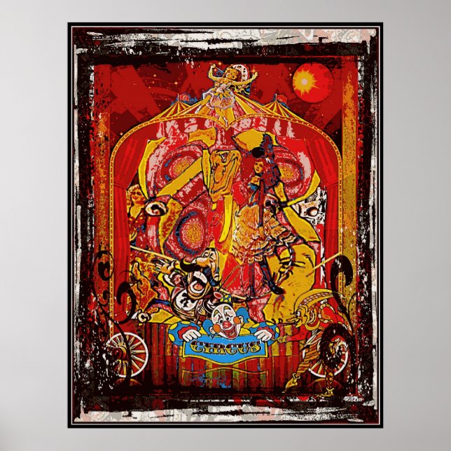 Póster Circo de Viagem (Frente)