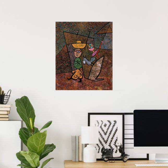 Poster Circo de Viagem por Paul Klee (Escritório em casa)