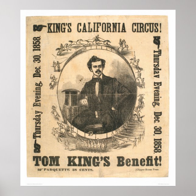 Póster Circo King's California (0804A) (Frente)
