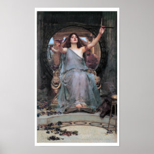 Poster Circo que oferece a Taça a Ulisses, Waterhouse