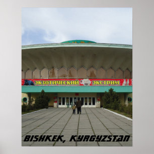 Póster Circo soviético, Bishkek Frunze, Quirguistão