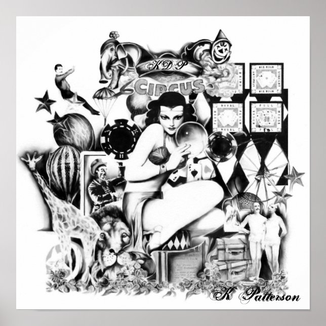 Poster Circo Vintage (Frente)