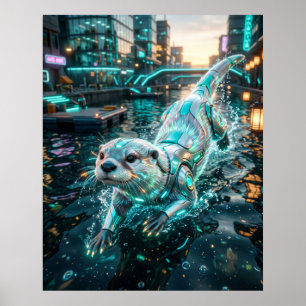 Poster Circuito Otter Harbor Stream