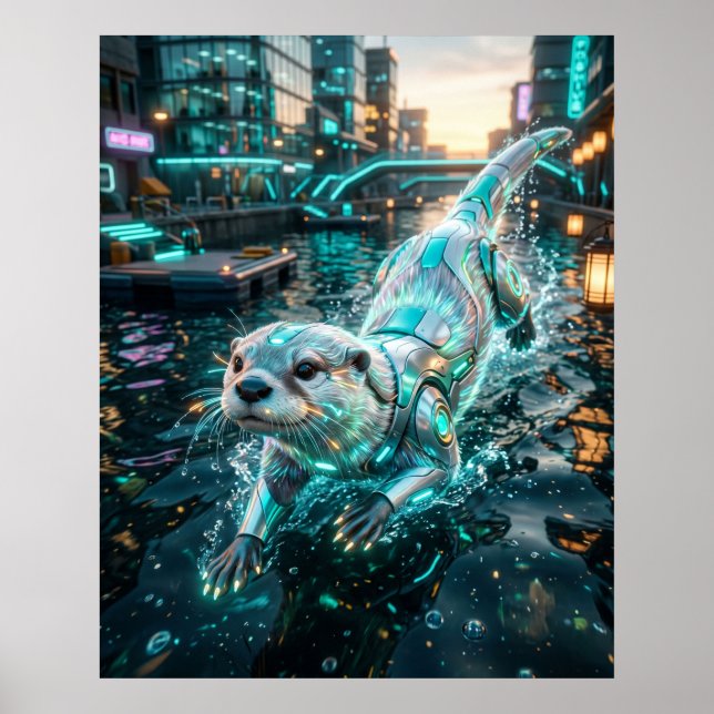 Poster Circuito Otter Harbor Stream (Frente)