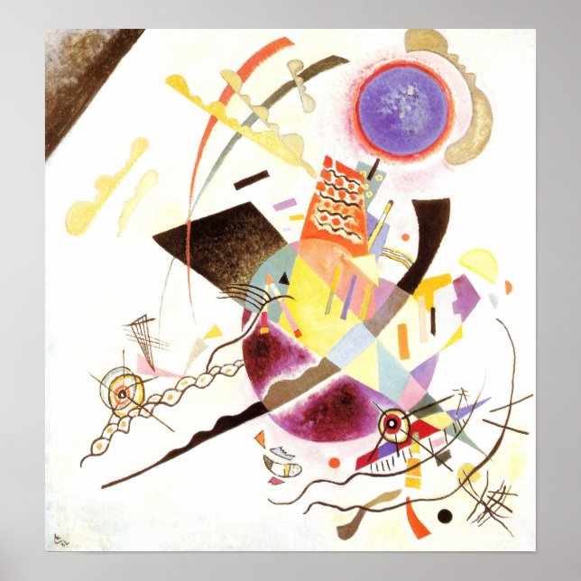 Póster Círculo Azul (Frente)