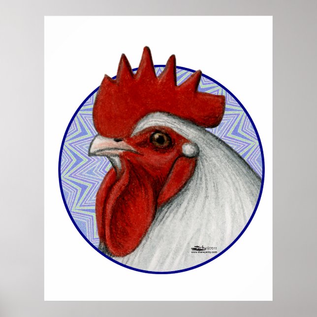 Póster Círculo de Cabeça de Orpington (Frente)