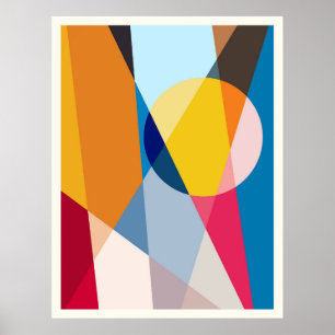 Poster Círculo de fundo do padrão geométrico