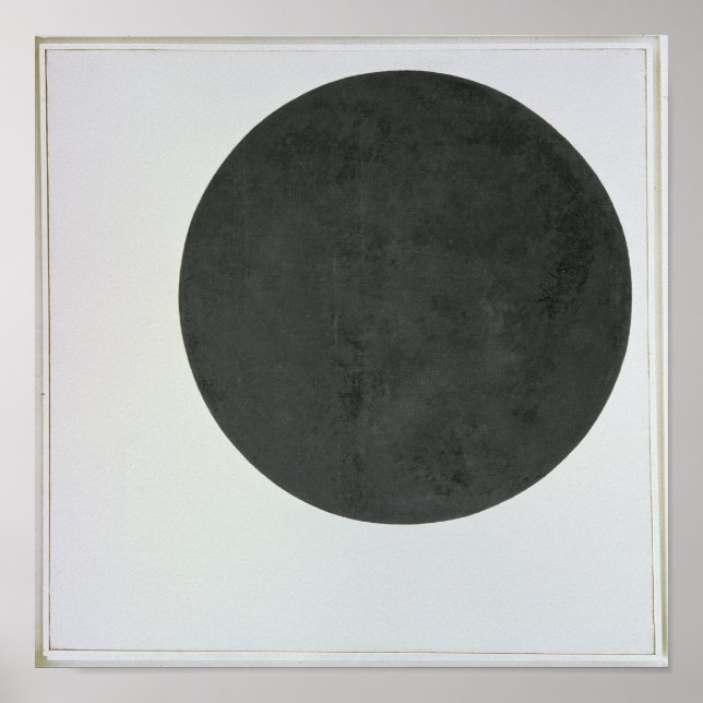 Póster Círculo Negro, c.1923 (Frente)