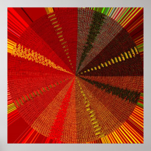 Poster Círculo Tecido