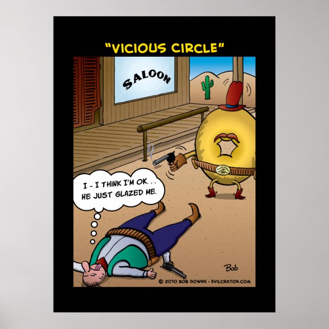 Poster "Círculo Vicioso" (Frente)