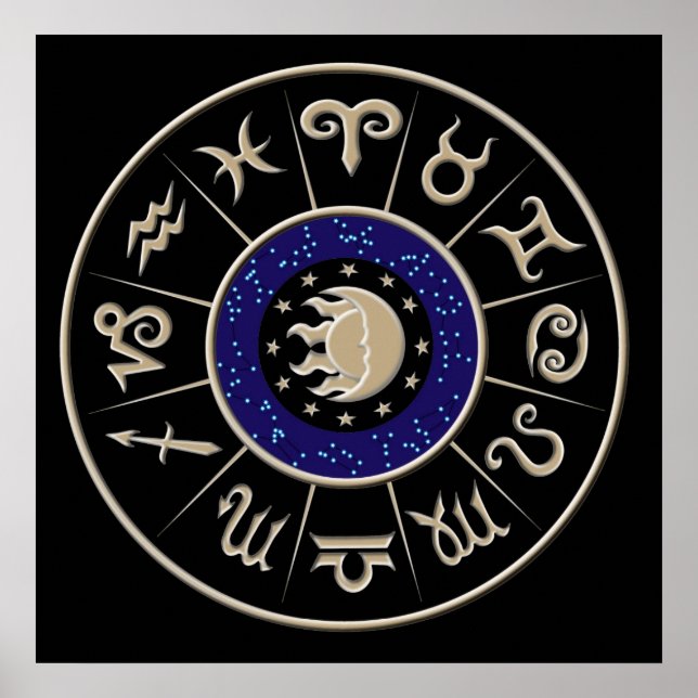 Poster Círculo Zodiac (Frente)
