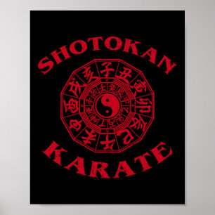 Poster Círculo Zodíaco do Caratê Shotokan 