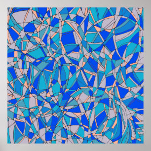 Poster Círculos abstrato