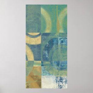 Póster Círculos e painéis multicoloridos