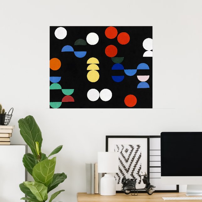 Poster Círculos e Semicírculos | Sophie Taeuber-Arp | (Escritório em casa)