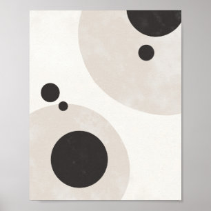 Poster Círculos Equilibrados – Arte de Parede Abstrata Ne