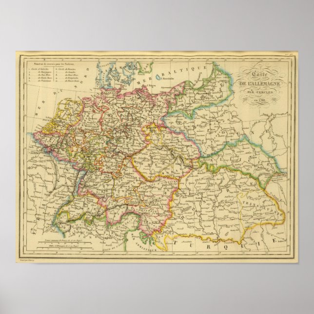Poster Círculos na Alemanha por 1789 (Frente)