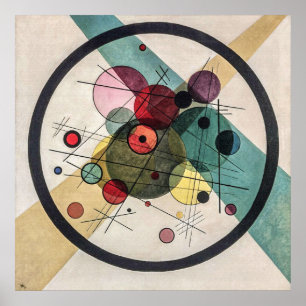 Poster Círculos num Círculo - Kandinsky